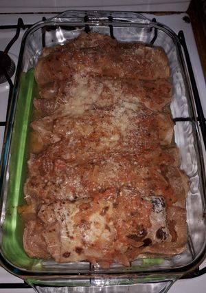 Una foto de Canelones de calabaza light