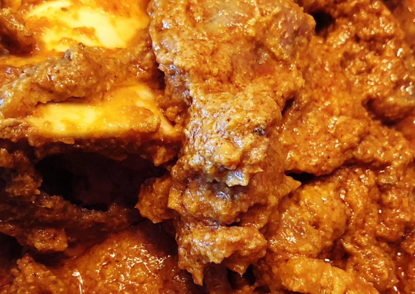 Rendang daging dan sumsum