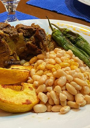 عکسی از دستور بشقاب پروتئین (شام کامل و رژیمی)