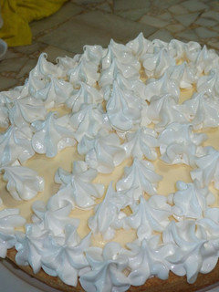 Una foto de Tarta de crema de limón