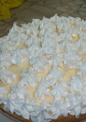 Una foto de Tarta de crema de limón