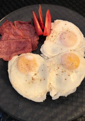 Tükör tojás recept fotója