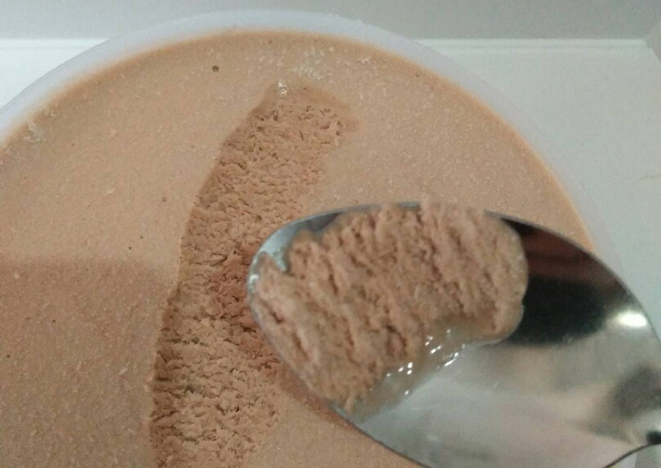 Es krim rumahan (mudah, murah, lembut, enak)