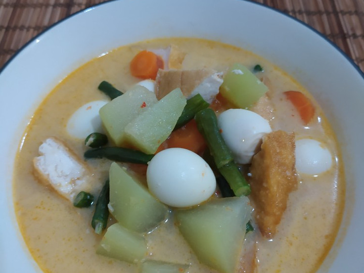 Resep: Sayur Tahu Santan Bahan Sederhana