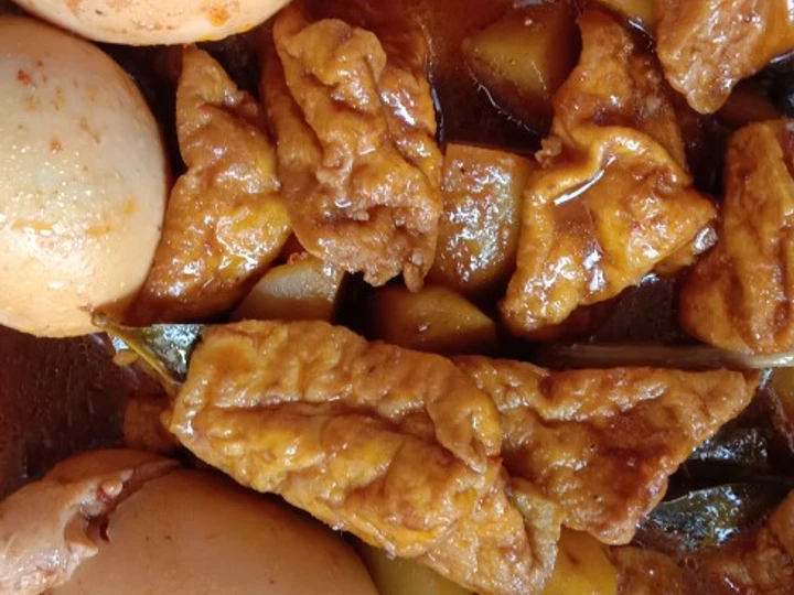 Cara Mudah Membikin Resep Semur telur tahu kentang yang Sempurna Anti Ribet, Bikin Ngiler