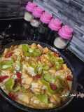 غراتان البطاطا المقلية بالطماطم😋