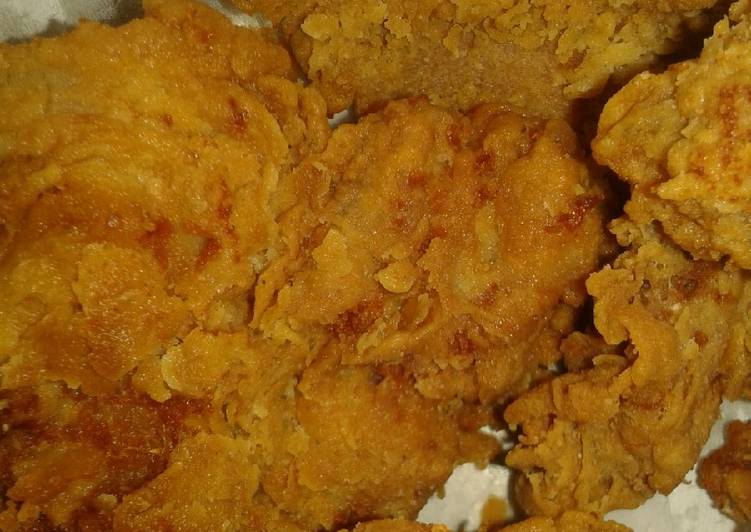 Langkah Mudah untuk Menyiapkan Ayam goreng ala kfc Anti Gagal