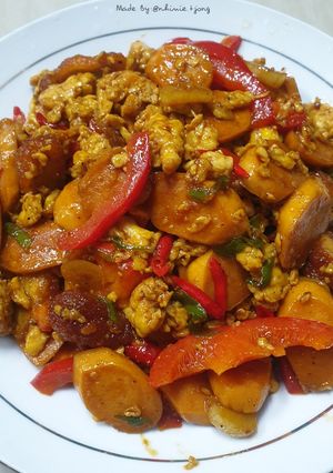 Foto resep Orak arik Telur sosis