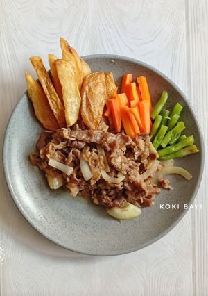 Foto resep Sliced Beef Teriyaki
