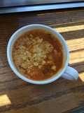 Sopa de calabaza y ají