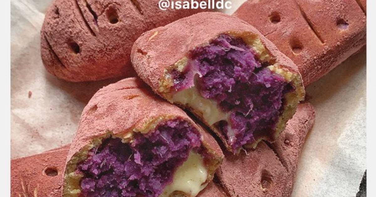 Resep 145. Goguma Ppang 🍠 Korean Sweet Potato Bread (Gluten Free, No