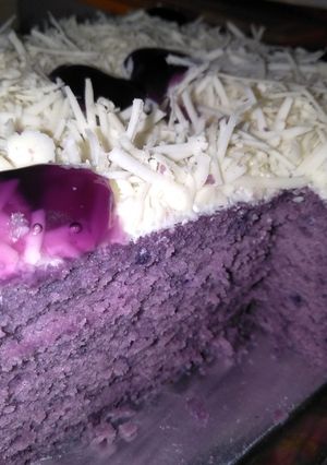 Foto resep Brownies ubi ungu
