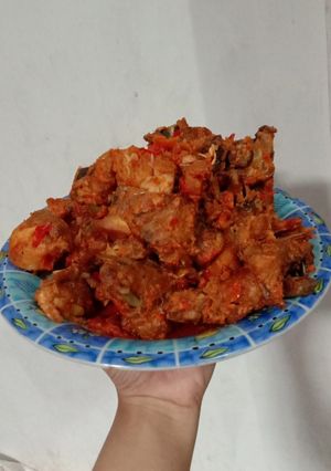 Foto resep Ayam bumbu merah