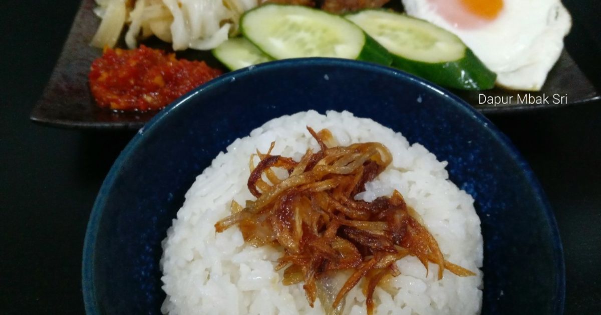 Nasi uduk/nasi lemak original