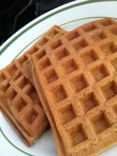 Una foto de Waffles ligeros de Avena