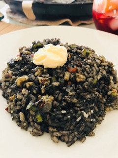 Una foto de Arroz negro