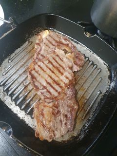 Una foto de Entrecot a la plancha