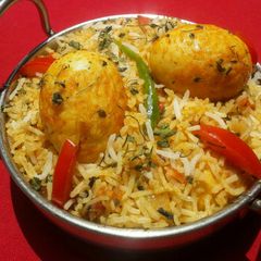 Hydrabadi Egg Biryani A picture of Hydrabadi Egg Biryani.