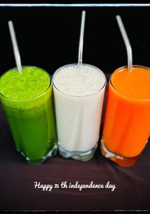 A picture of Tri colour juice.