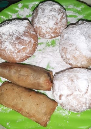 Foto resep Donat bulat isi coklat