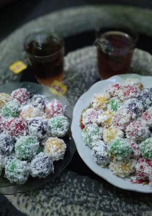Foto resep Klepon pelangi