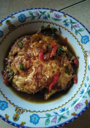 Foto resep Telur ceplok di kecapin.