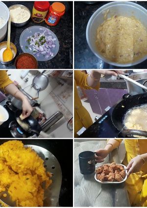 चावल पकौड़ा (chawal pakoda recipe in Hindi) रेसिपी मुख्य फोटो