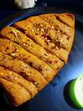 Dominos Style Stuffed Garlic Bread Without Yeast