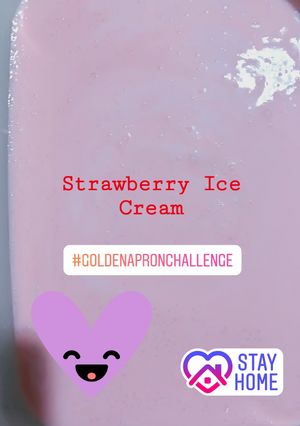 Foto resep Home made Strawberry Ice Cream