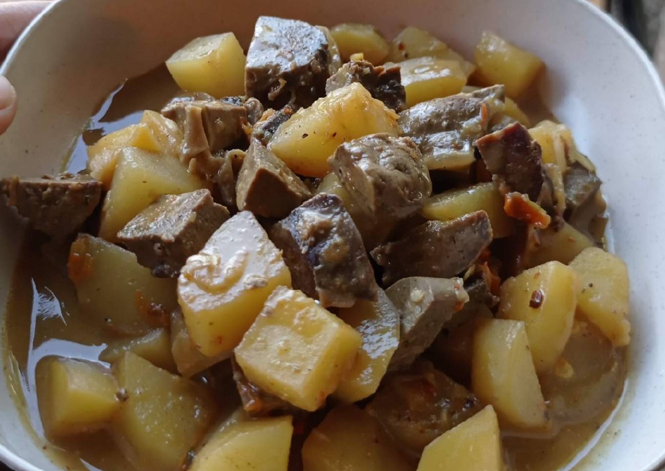 Sambal goreng hati mix kentang