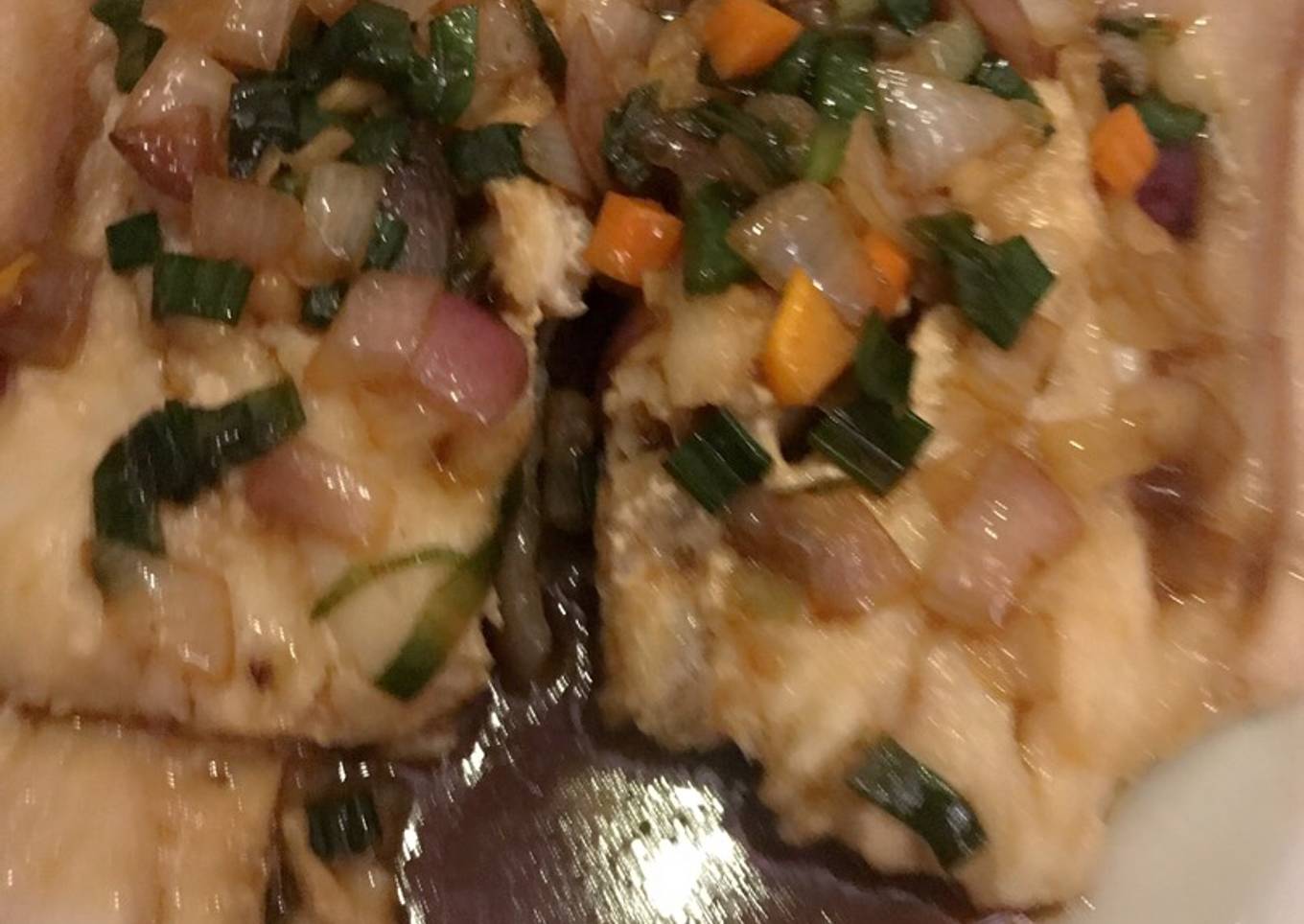 Steamed vegetable salmon