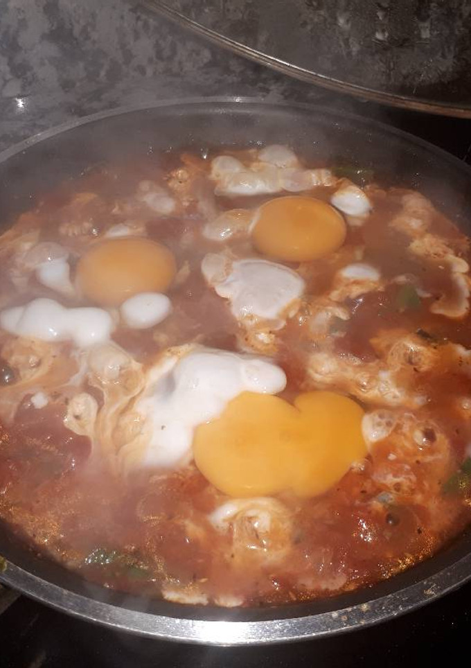Una foto de Shakshuka