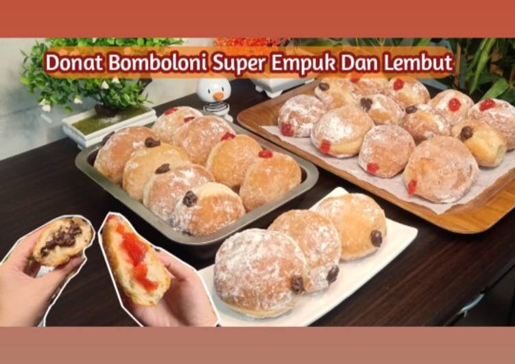 Resep Donat Bomboloni Super Lembut Dan Enak - Donat Gendut 🍩