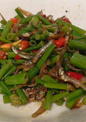 Foto resep Tumis bunga bawang teri