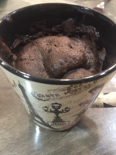 Una foto de Mug cake de chocolate