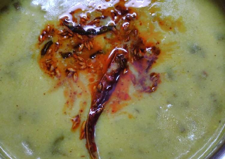 Recipe of Super Quick Homemade Palak kadhi