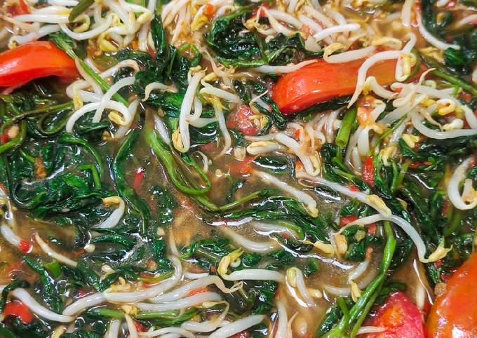 Tumis Kangkung Tauge - Terasi