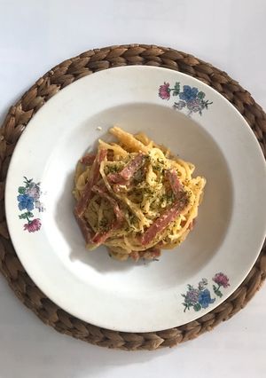 Foto resep Spaghetti Carbonara Simple