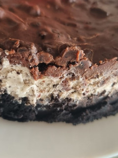 Una foto de Tarta helada de Oreo