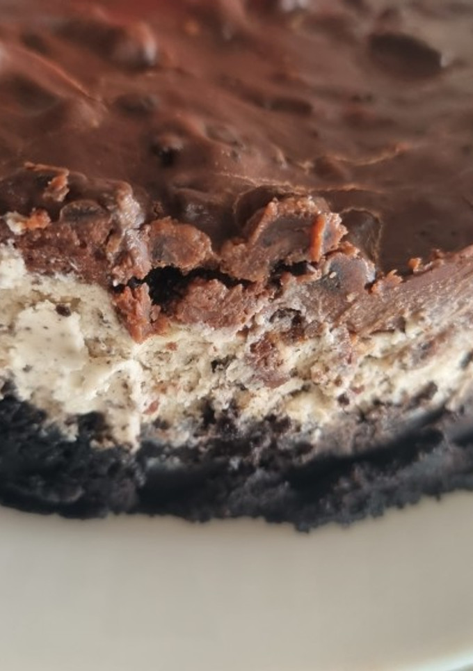 Una foto de Tarta helada de Oreo