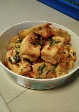 Foto resep Tahu goreng telur