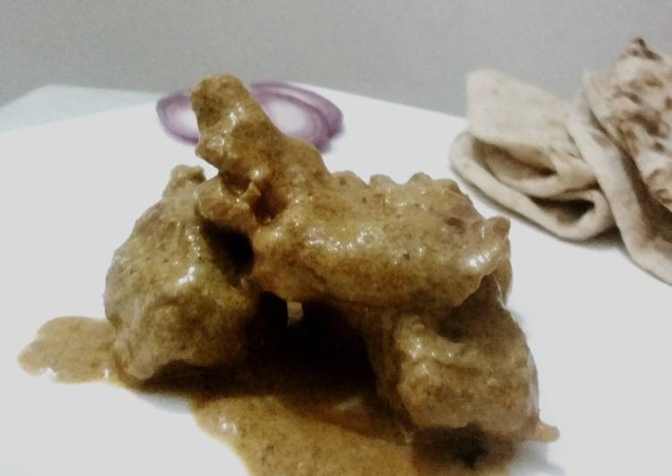 Steps to Prepare Homemade Sahi chicken in smoky flavour