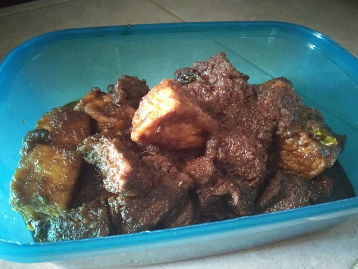 Cara Gampang Membuat Krengsengan daging &amp;amp; tahu, Enak