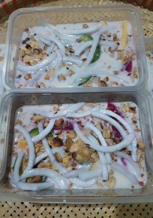 Hình của món Kem chuối trái cây 4 mùa.