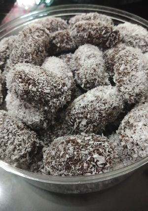 Gambar BISKUT SNOW COKLAT (Maraton Ramadhan)