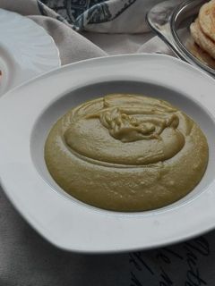 Una foto de Crema de arvejas