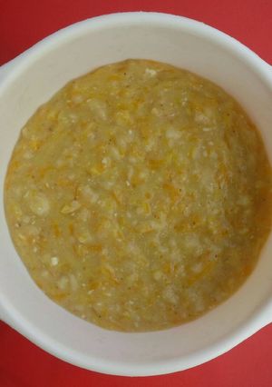 Foto resep MPASI 9m+ : Bubur Otel Jupe + Evoo