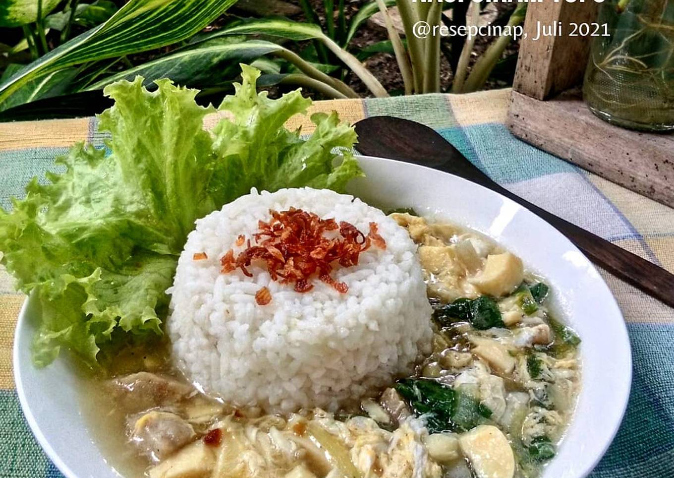 Nasi Siram Tofu