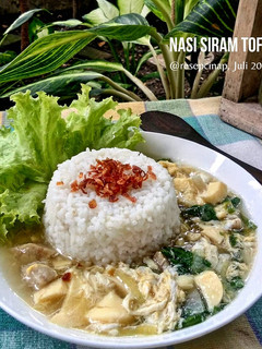 Foto resep Nasi Siram Tofu
