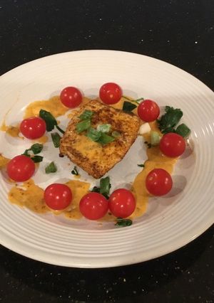 A picture of Pan Seared Sea Bass Fillets.